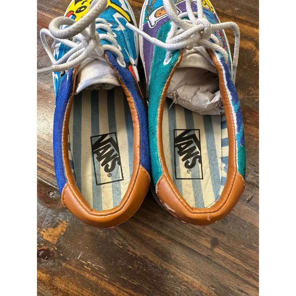 RARE Vans Era Custom Anime Pokemon Adventure Time Mens 6.5 or Woman's‎ 7.5